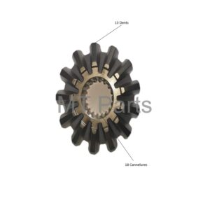 Pignon 13 dents, 18 cannelures pont avant Kubota B1-15