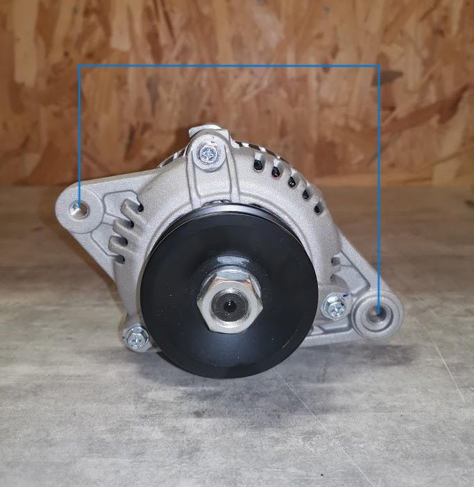 Alternateur Mitsubishi MT, MTX, Iseki TU, Moteur K3A... – Image 3