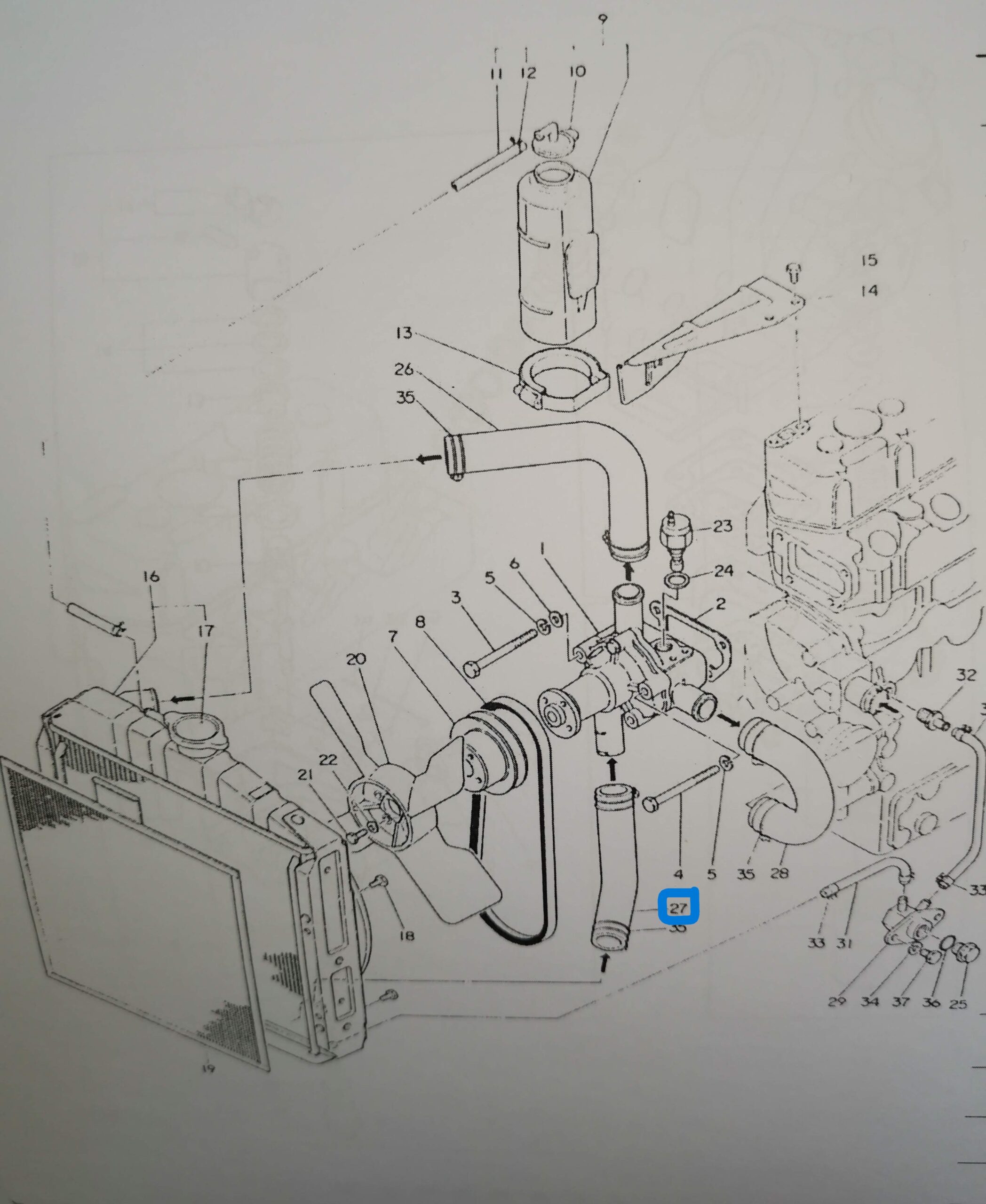 Durite bas Yanmar YM – Image 2