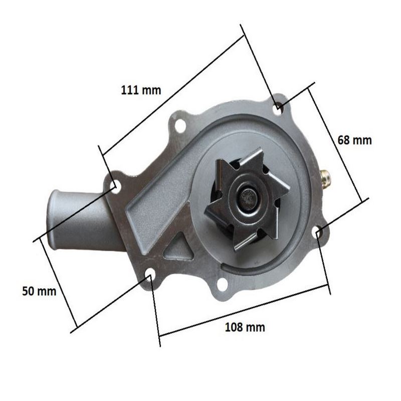 Pompe à eau Kubota A, B, GB, GT, KB, X, Hinomoto CX, NX, Moteur D905... (68mm) – Image 4