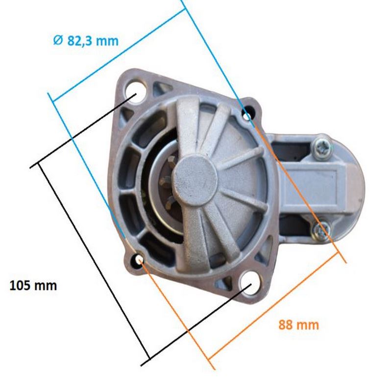 Démarreur Kubota B, B1, A, Moteurs D662... – Image 4
