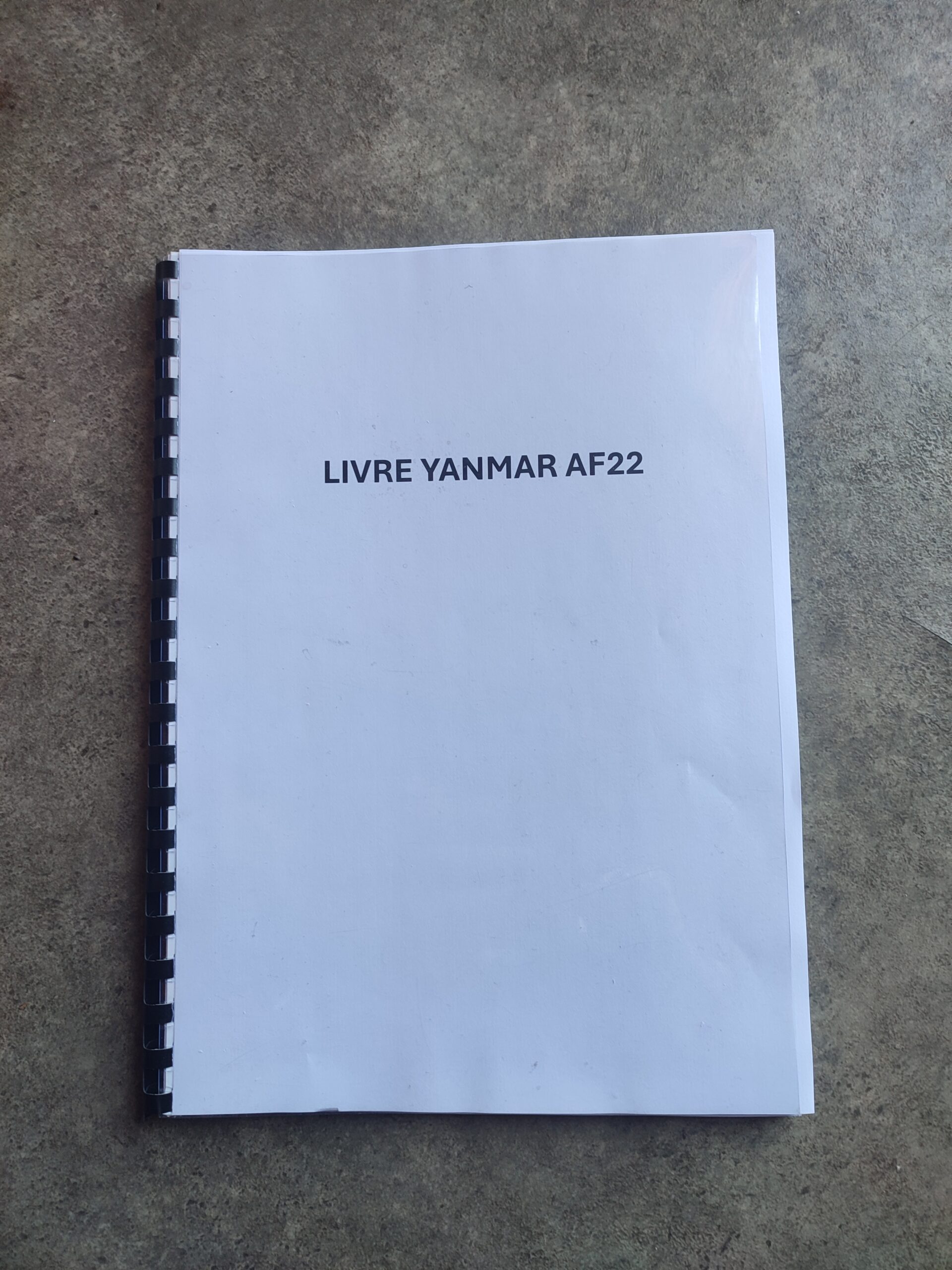Livre Yanmar AF22